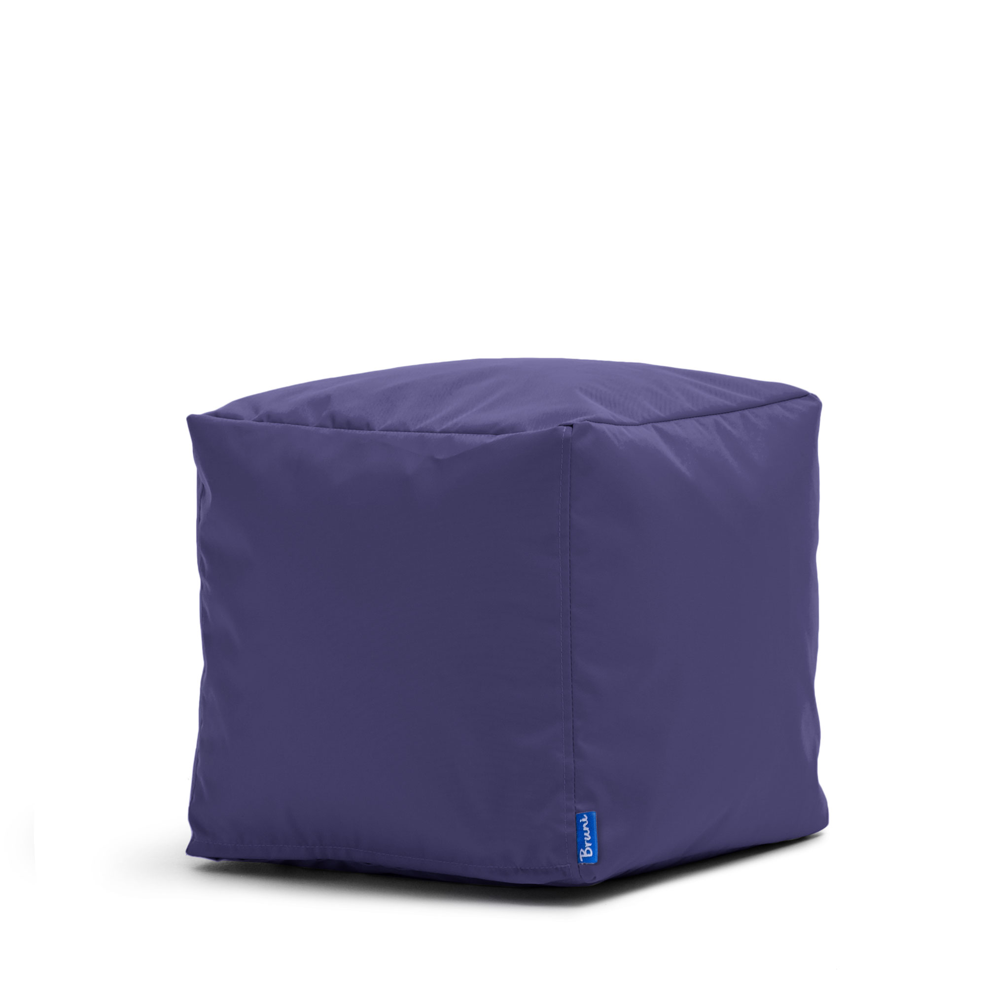 Bruni Cubo Sitzwürfel in Königsblau - 40x40x40 cm Indoor- und Outdoor-Sitzhocker