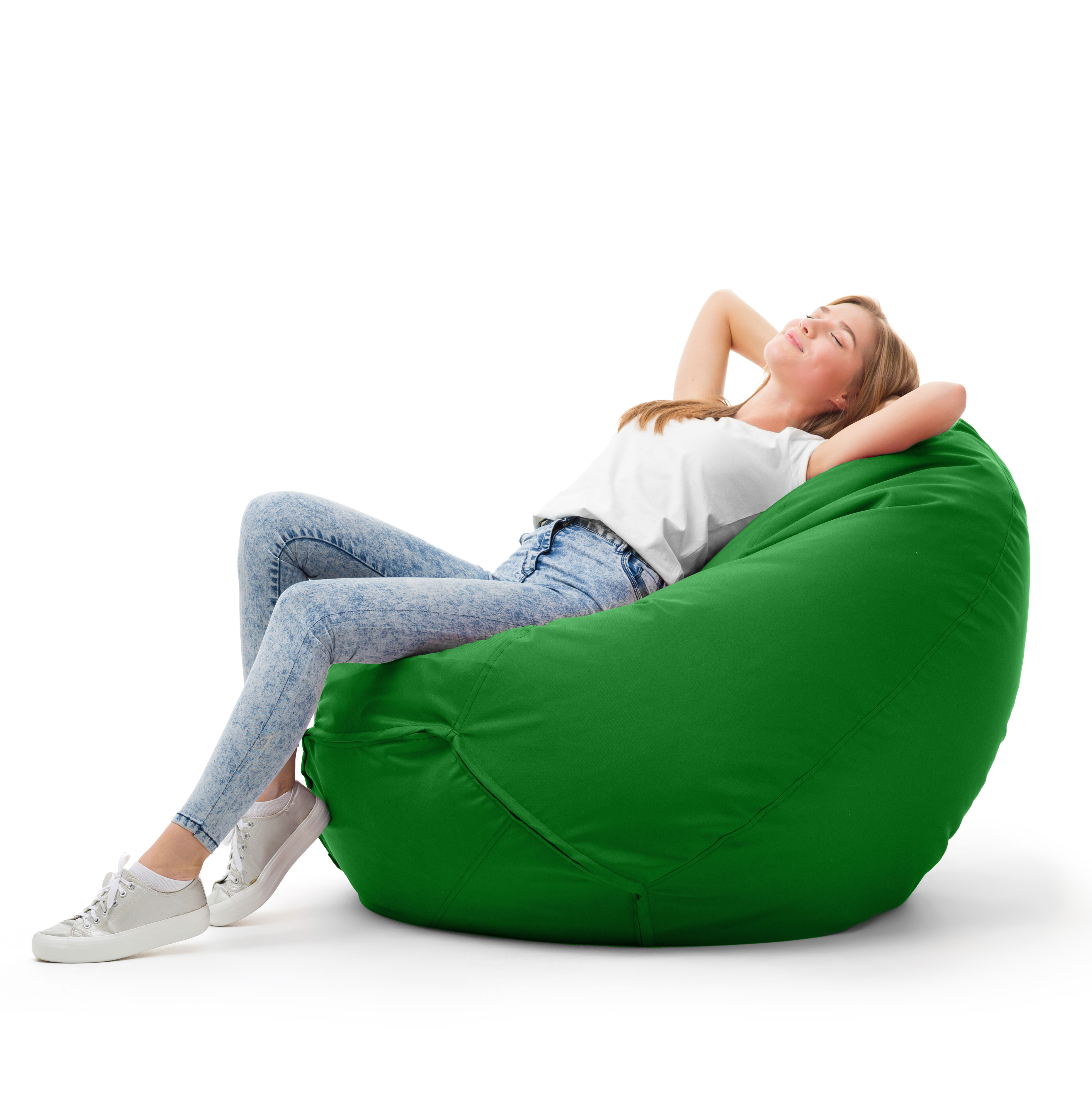 Bruni Classico Sitzsack S in Tannengrün - Indoor- und Outdoor-Bean Bag, in Deutschland gefertigt