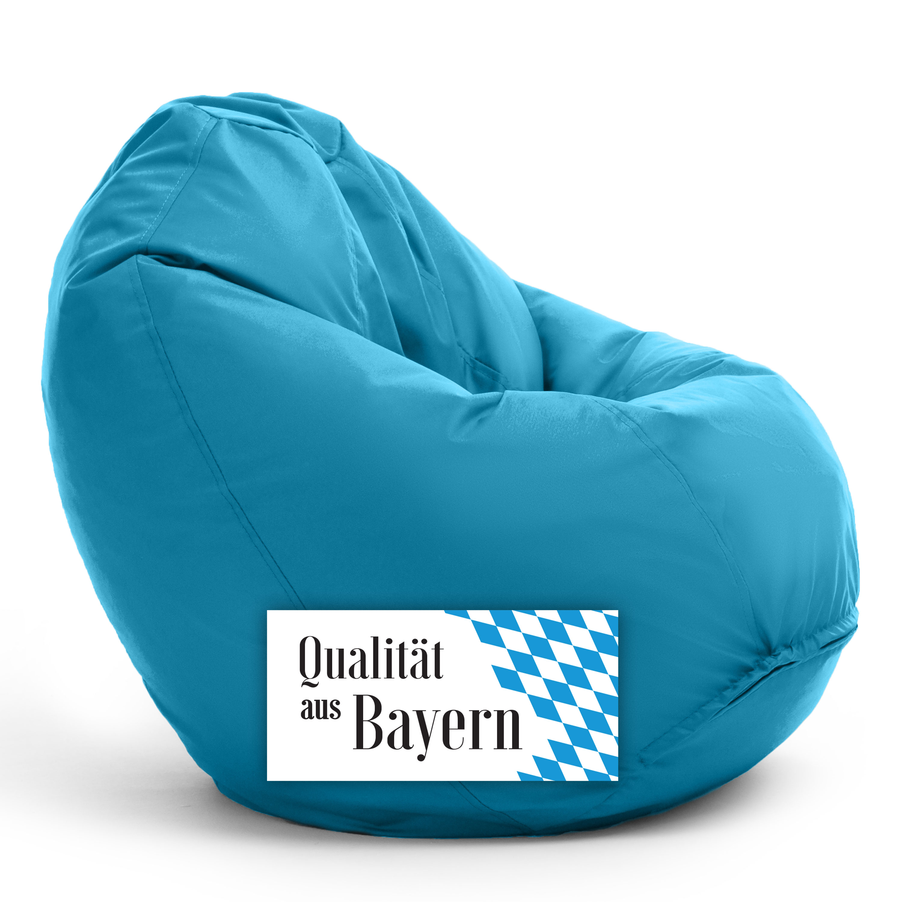 Bruni Classico Sitzsack L in Lichtblau - Indoor- und Outdoor-Bean Bag, in Deutschland gefertigt