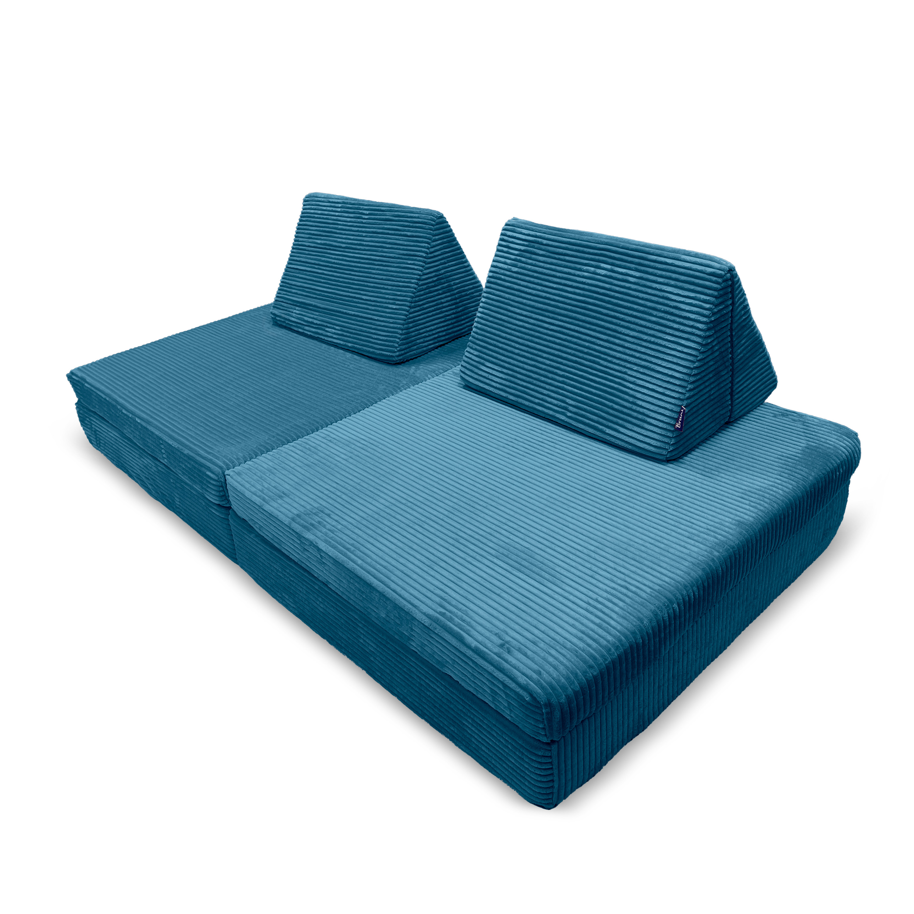 Bruni Spielsofa in Blau – XXL-Sofa fürs Kinderzimmer
