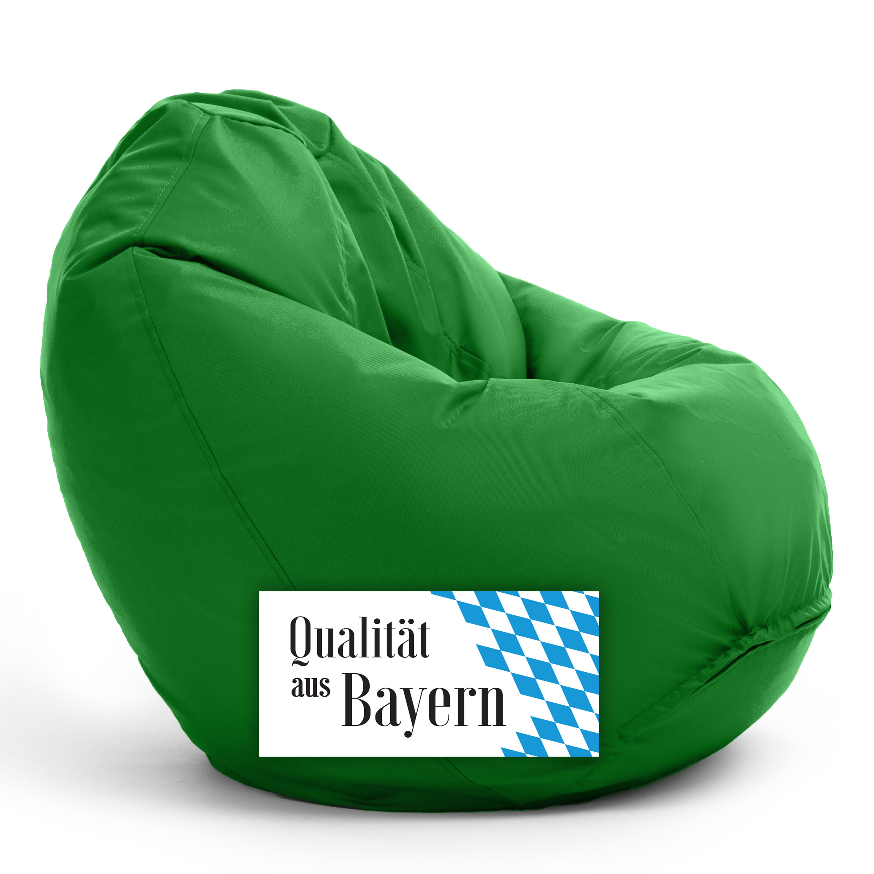 Bruni Classico Sitzsack S in Tannengrün - Indoor- und Outdoor-Bean Bag, in Deutschland gefertigt
