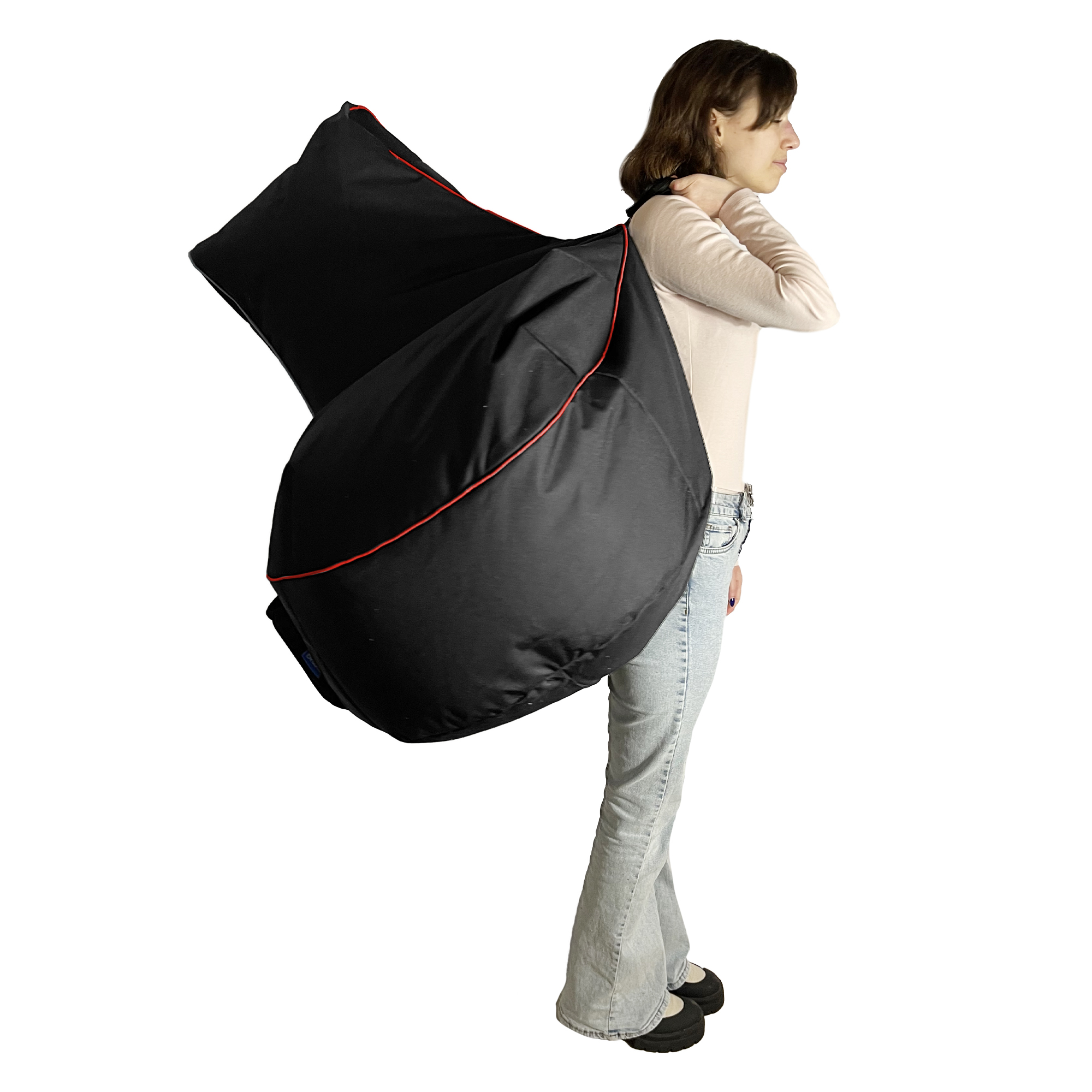 Bruni Cockpit Gamingsitzsack - schwarz-rot