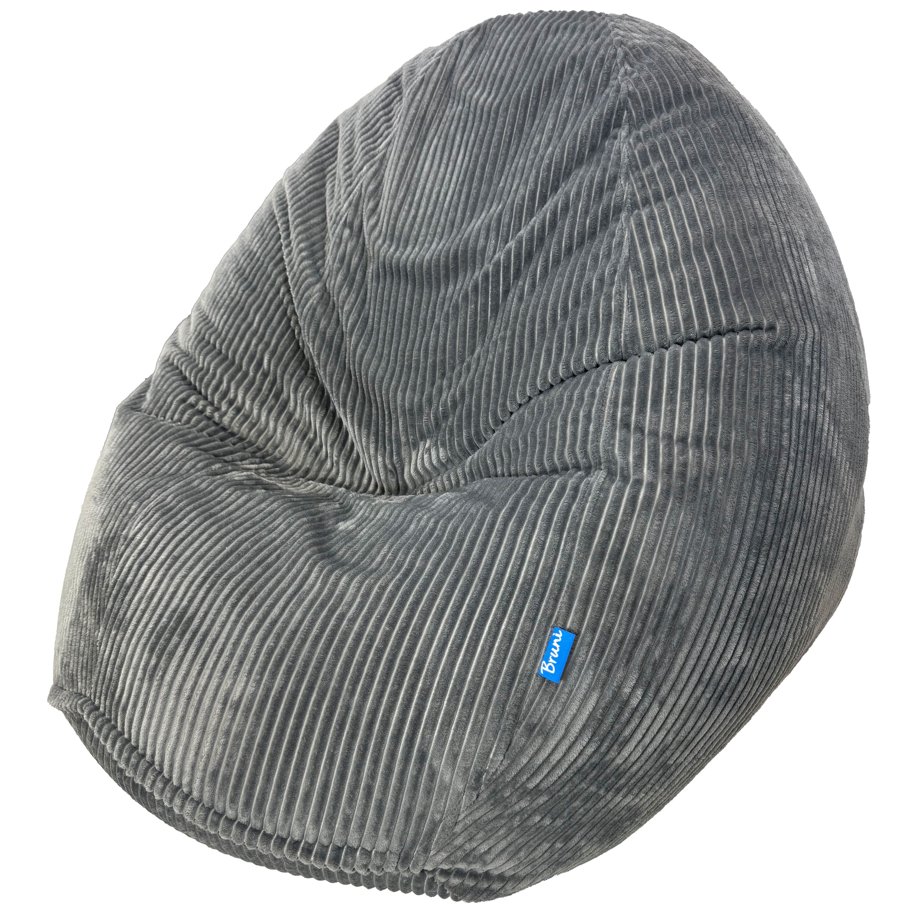 Bruni Classico Cord S in Grau - Indoor-Sitzsack