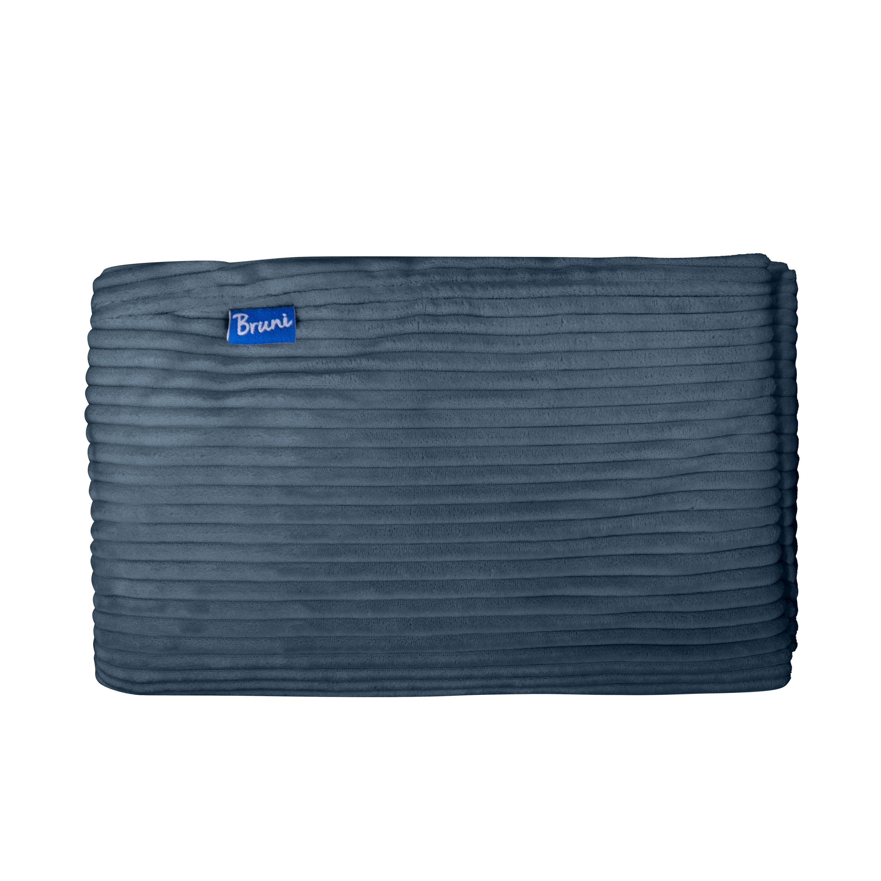 Bruni Classico Cord Sitzsack-Hülle L in Dunkelblau - kuscheliger Indoor-Sitzsackbezug