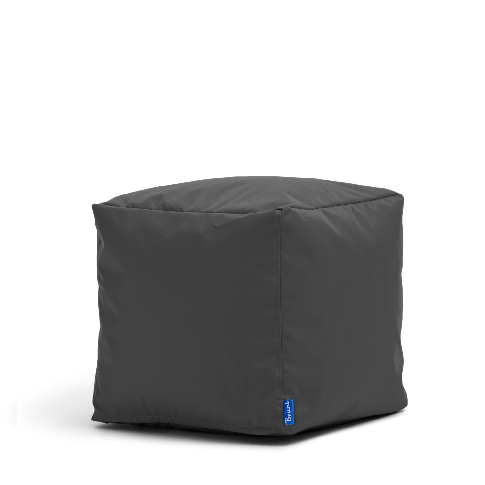 Bruni Cubo Sitzwürfel in Grau - 40x40x40 cm Indoor- und Outdoor-Sitzhocker