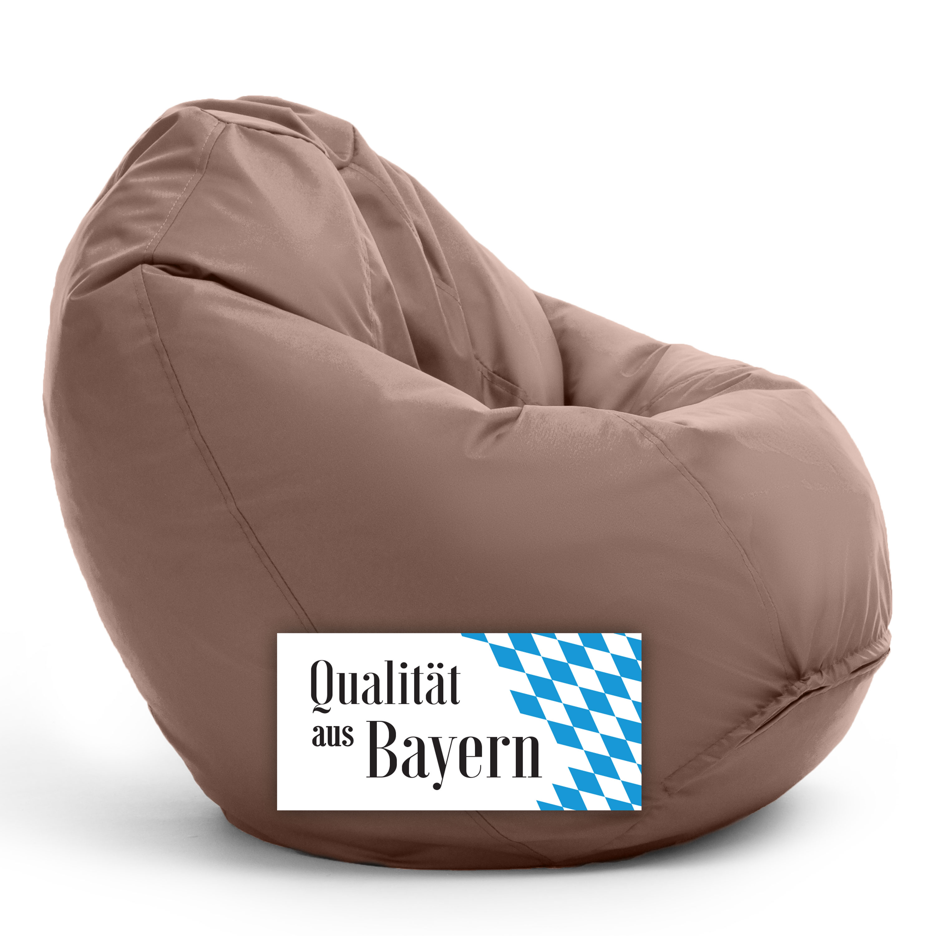 Bruni Classico Sitzsack S in Hellbraun - Indoor- und Outdoor-Bean Bag, in Deutschland gefertigt