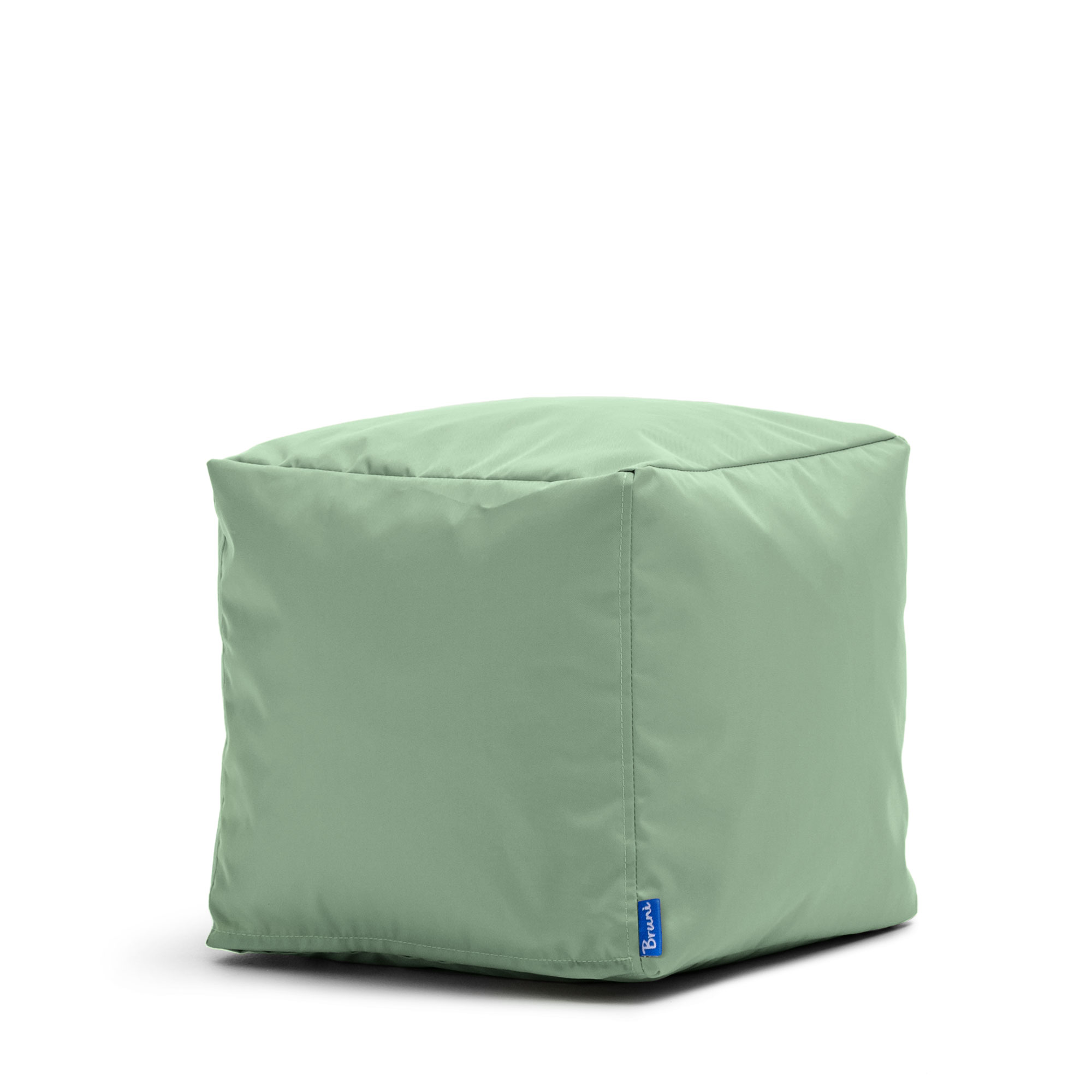 Bruni Cubo Sitzwürfel in Minzgrün - 40x40x40 cm Indoor- und Outdoor-Sitzhocker