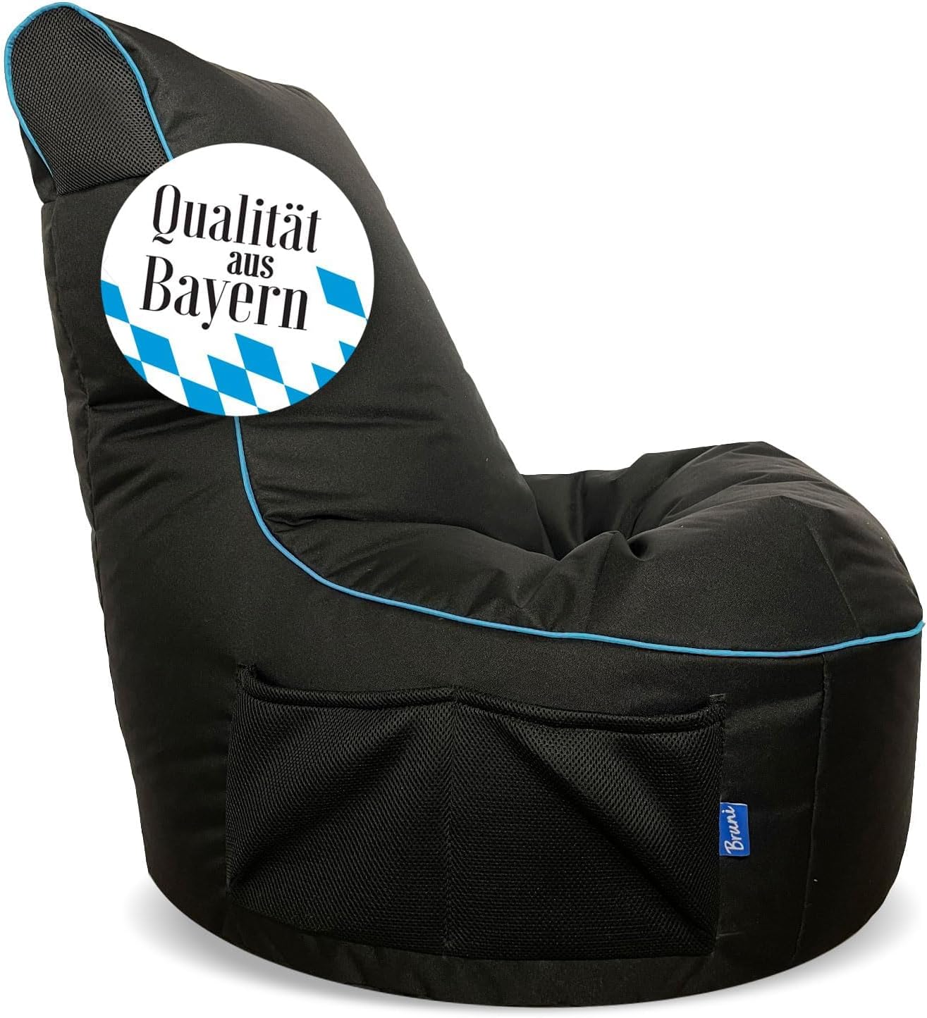 Bruni Cockpit Gamingsitzsack - schwarz-blau