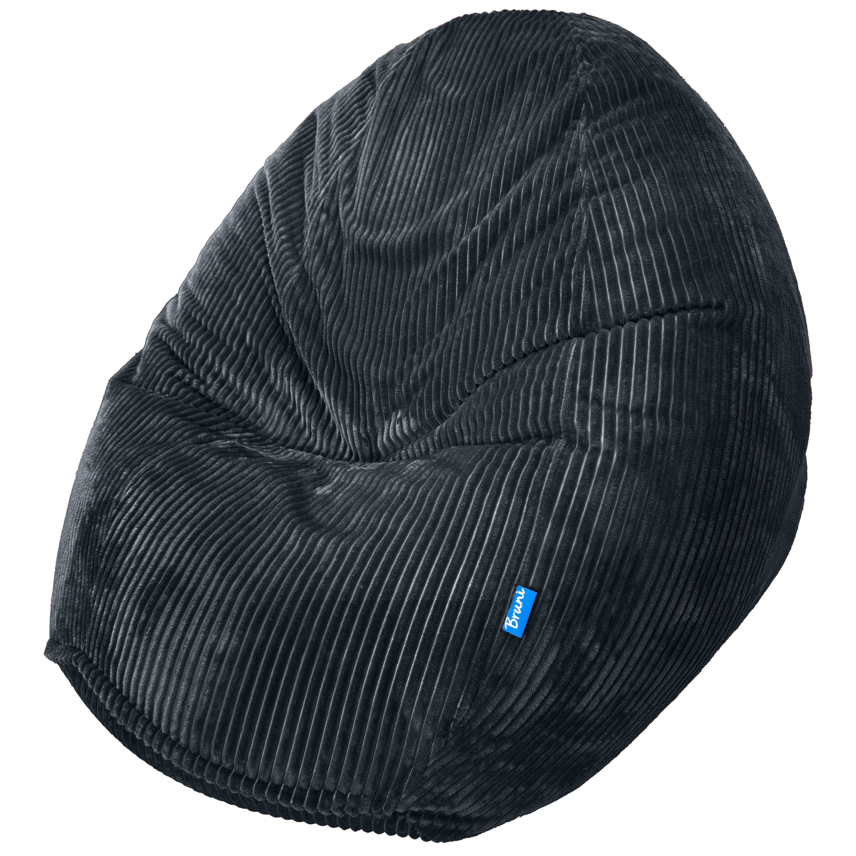 Bruni Classico Cord L in Schwarz - Indoor-Sitzsack