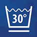 waschbar bei 30 °C (schonend)