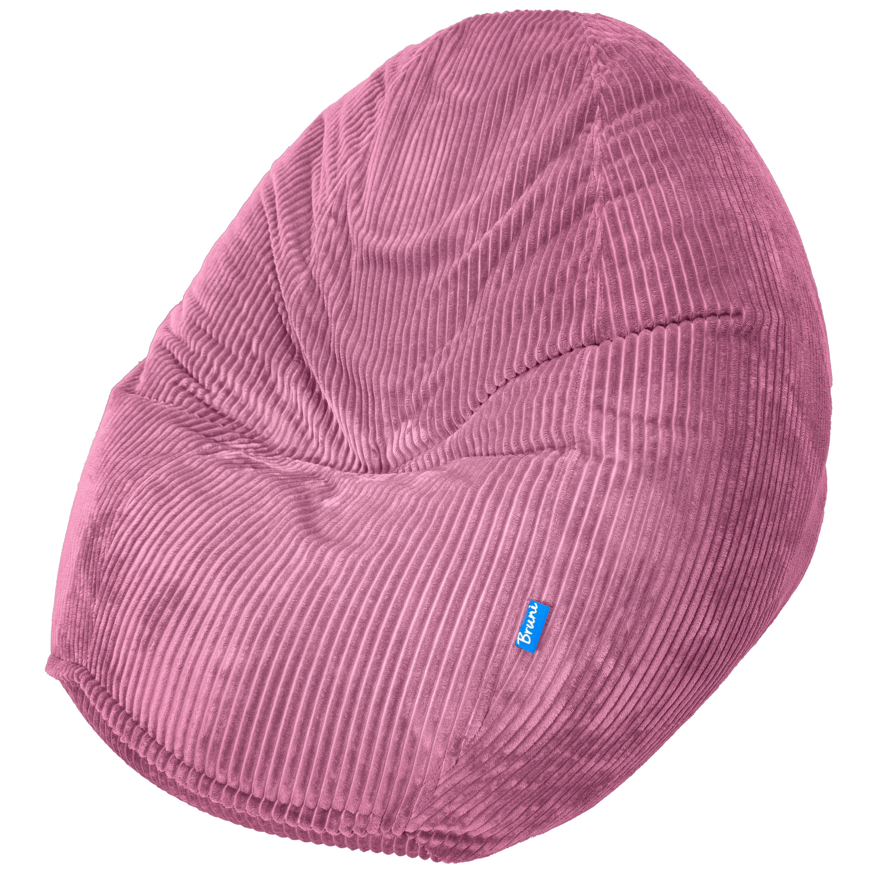 Bruni Classico Cord L in Rosa - Indoor-Sitzsack